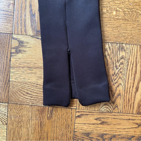 NWOT Camilla & Marc Chocolate Brown Opal Scuba Boot Cut Flare Pants - Picture 13 of 17